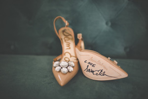Bridal Sam Edelman Autographed Wedding Shoes