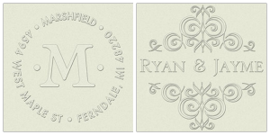 PaperSource Custom Wedding Return Address Embosser