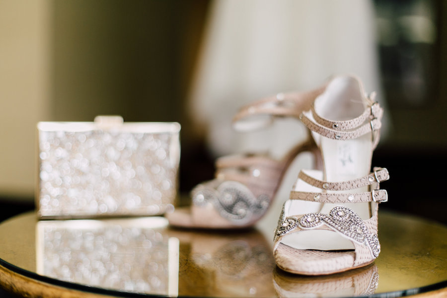 Blush, Rhinestone, Crystal Wedding Shoes