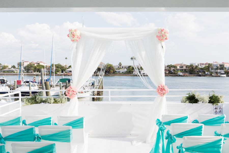 Waterfront Clearwater, Florida Wedding Ceremony on the Yacht Sensation
