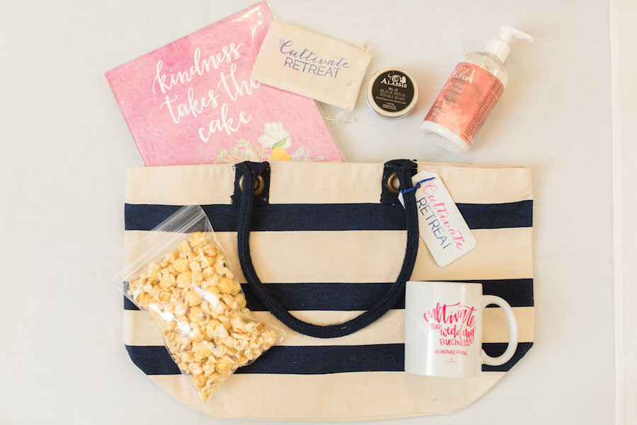 Cultivate Retreat 2015 Wedding Workshop Conference Gift Welcome Bag | St. Petersburg Wedding Photography Caroline & Evan Photography