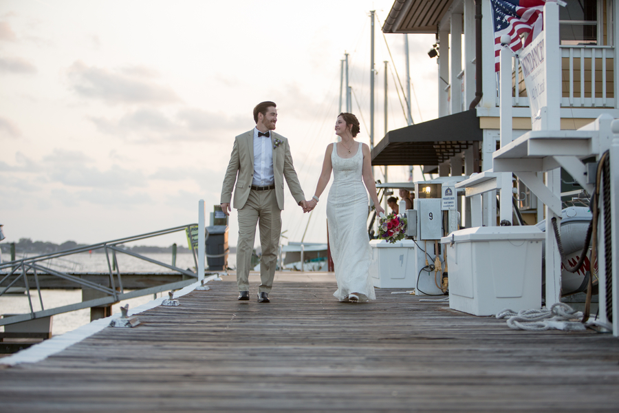 Waterfront Manatee Riverhouse Bride and Groom Wedding Portrait | Sarasota Wedding Photographer Jillian Joseph Photography