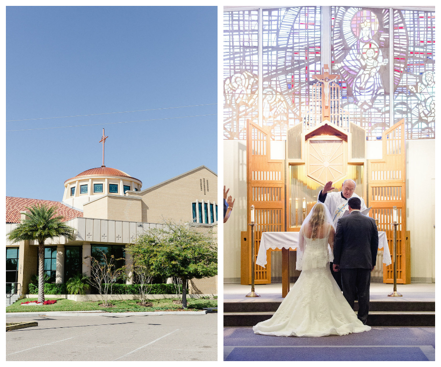 St. Jude’s Cathedral Church Wedding Ceremony in St. Petersburg, FL