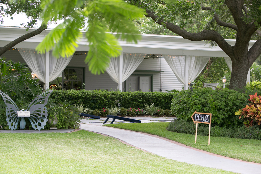 Outdoor, Garden Wedding Reception Venue | Tampa Wedding Venue Davis Islands Garden Club