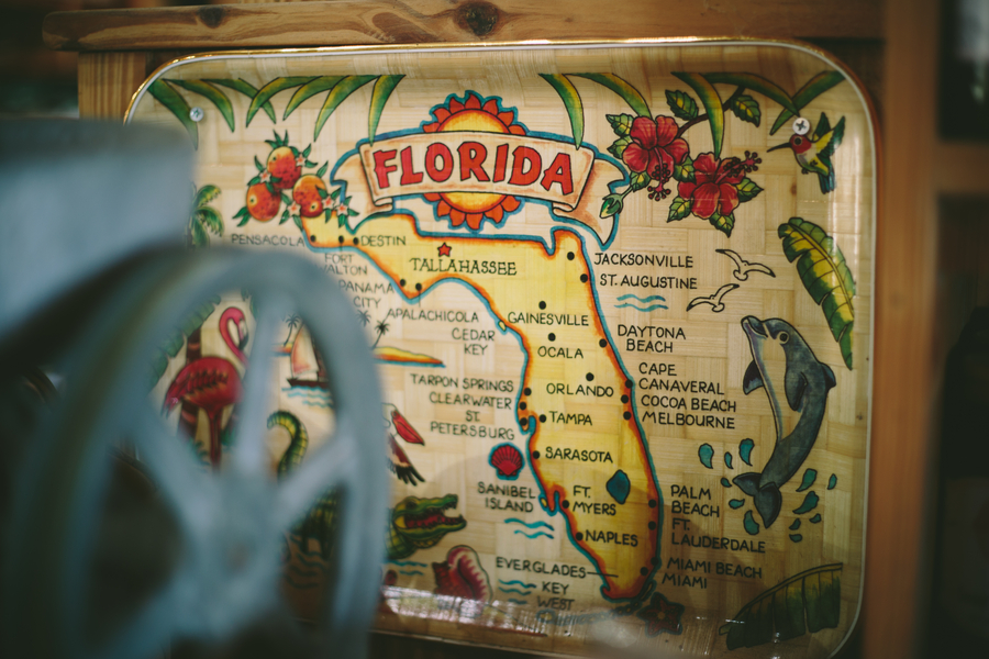 Old Florida Inspired Map