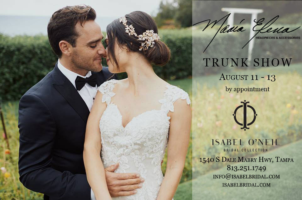 Tampa Wedding Dress Boutique | Maria Elena Trunk Show at Isabel ONeil Bridal Collection