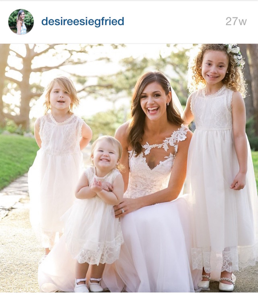 Desiree Hartstock and Chris Siegried Celebrity Wedding