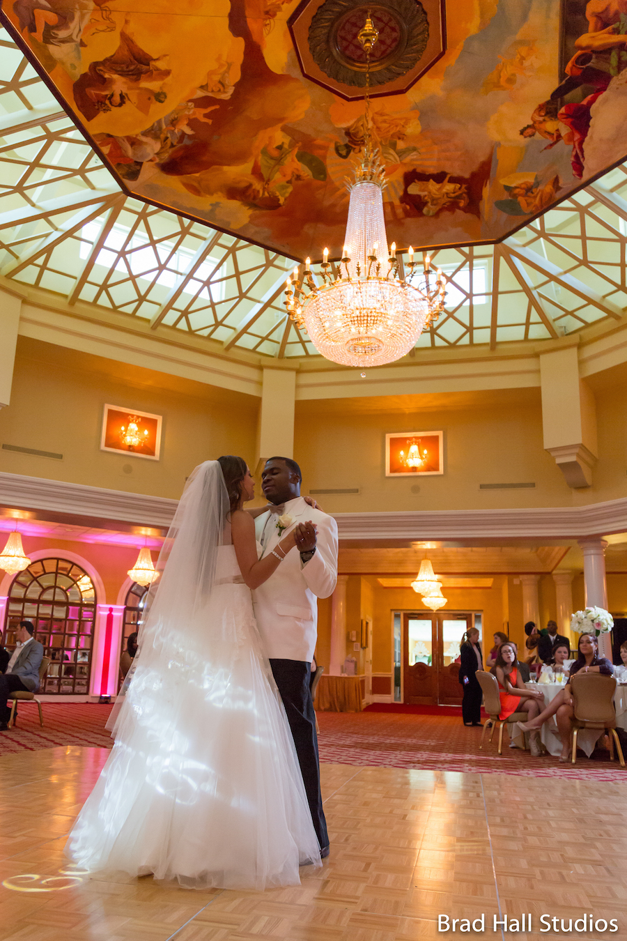 Tampa Bay Bride and Groom First Dance at Wedding Reception | St. Petersburg Wedding DJ and Entertainment Celebrations24