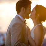 Tampa Bay Bride and Groom Sunset Wedding Picture | Tampa Bay Wedding Photographer Jillian Joseph Photography