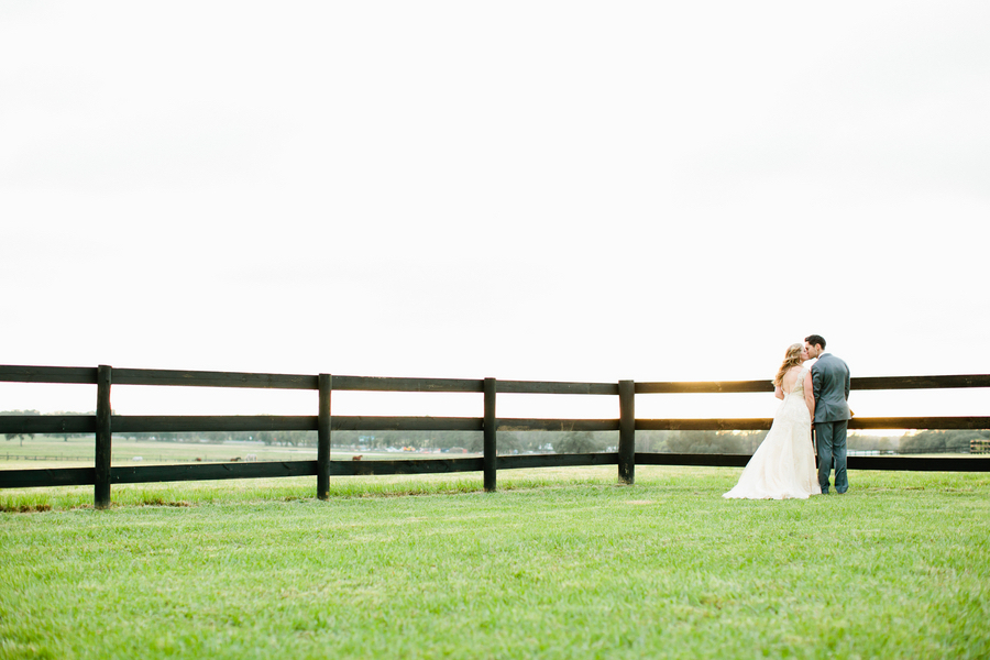 Bride and Groom, Outdoor Wedding Portrait Bride and Groom Outdoor, Wedding Ceremony Kiss | | Outdoor, Rustic Tampa Bay/Dade City Wedding Venue Barrington Hill Farm