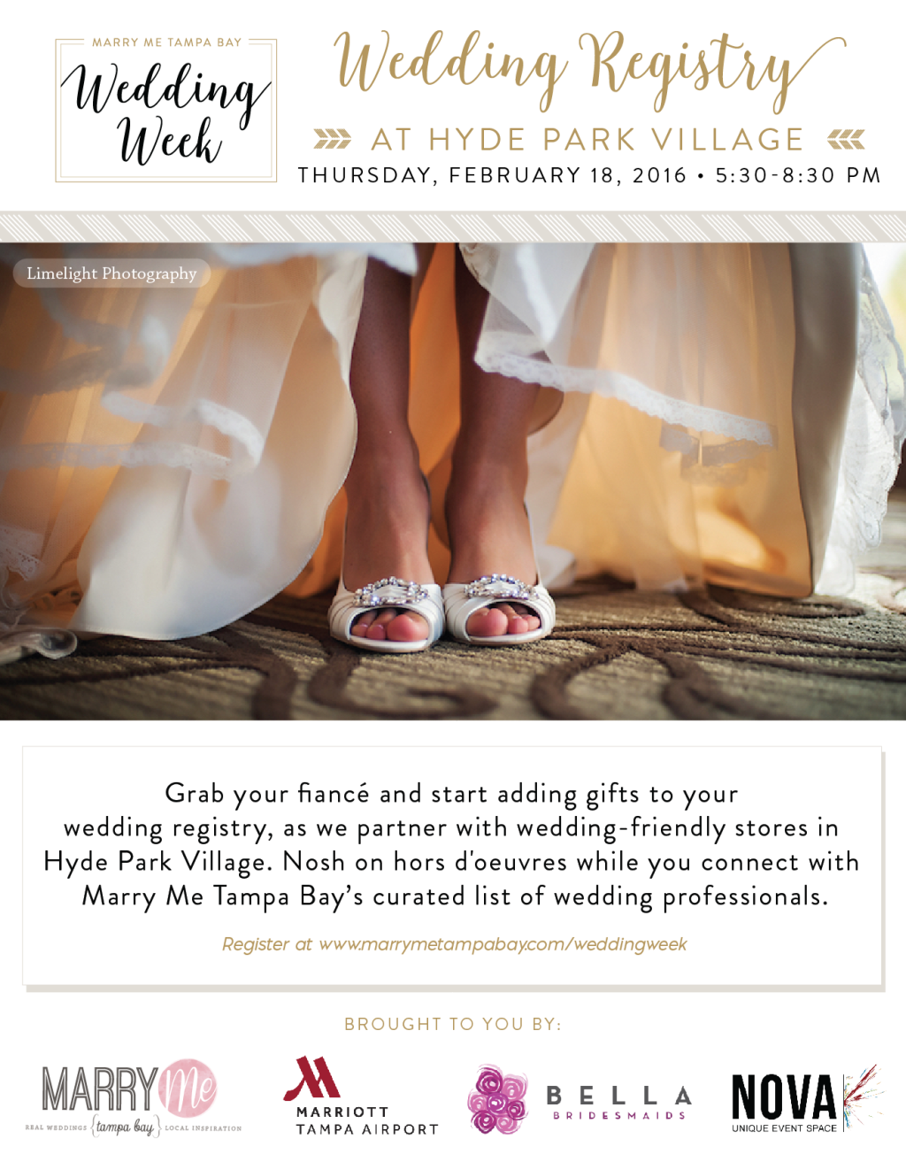 Tampa Bay Bridal Show 2016 | Marry Me Tampa Bay Wedding Week Wedding Bridal Registry Shopping Event at Hyde Park Village