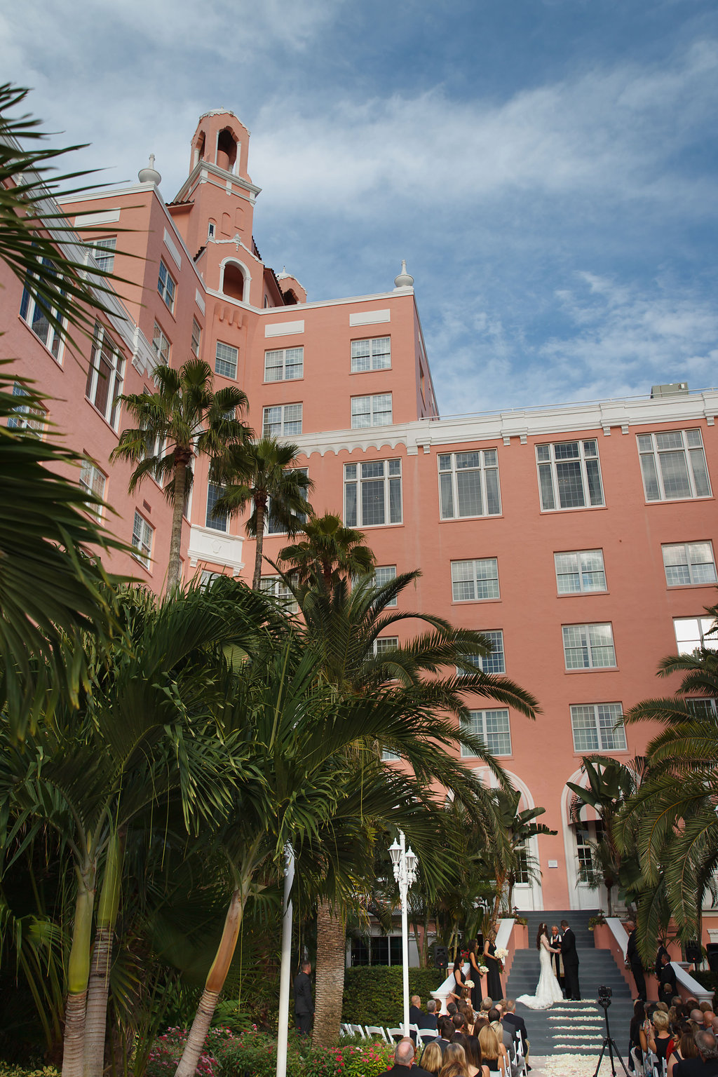 Outdoor St Pete Beach Wedding Ceremony at Loews Don CeSar