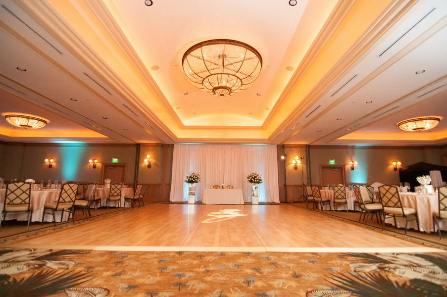 Indoor, Clearwater Beach Wedding Reception at Venue Hyatt Clearwater Beach