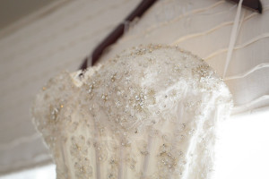 Kleinfeld Bridal Strapless Beaded Wedding Dress