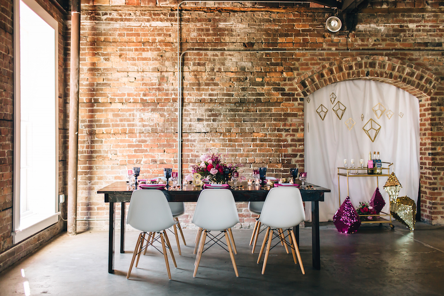 Tampa Bay Wedding Venue with Brick Walls at Ybor City Creative Loafing Space CL Space