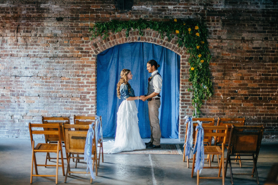 Tampa Bay Wedding Venue with Brick Walls at Ybor City Creative Loafing Space CL Space
