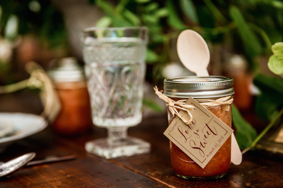 Little Tipsy Cakes Wedding Favors | Bourbon Cake in Mason Jars