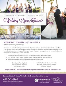 Clearwater Country Club Wedding Open House Event in Tampa Bay