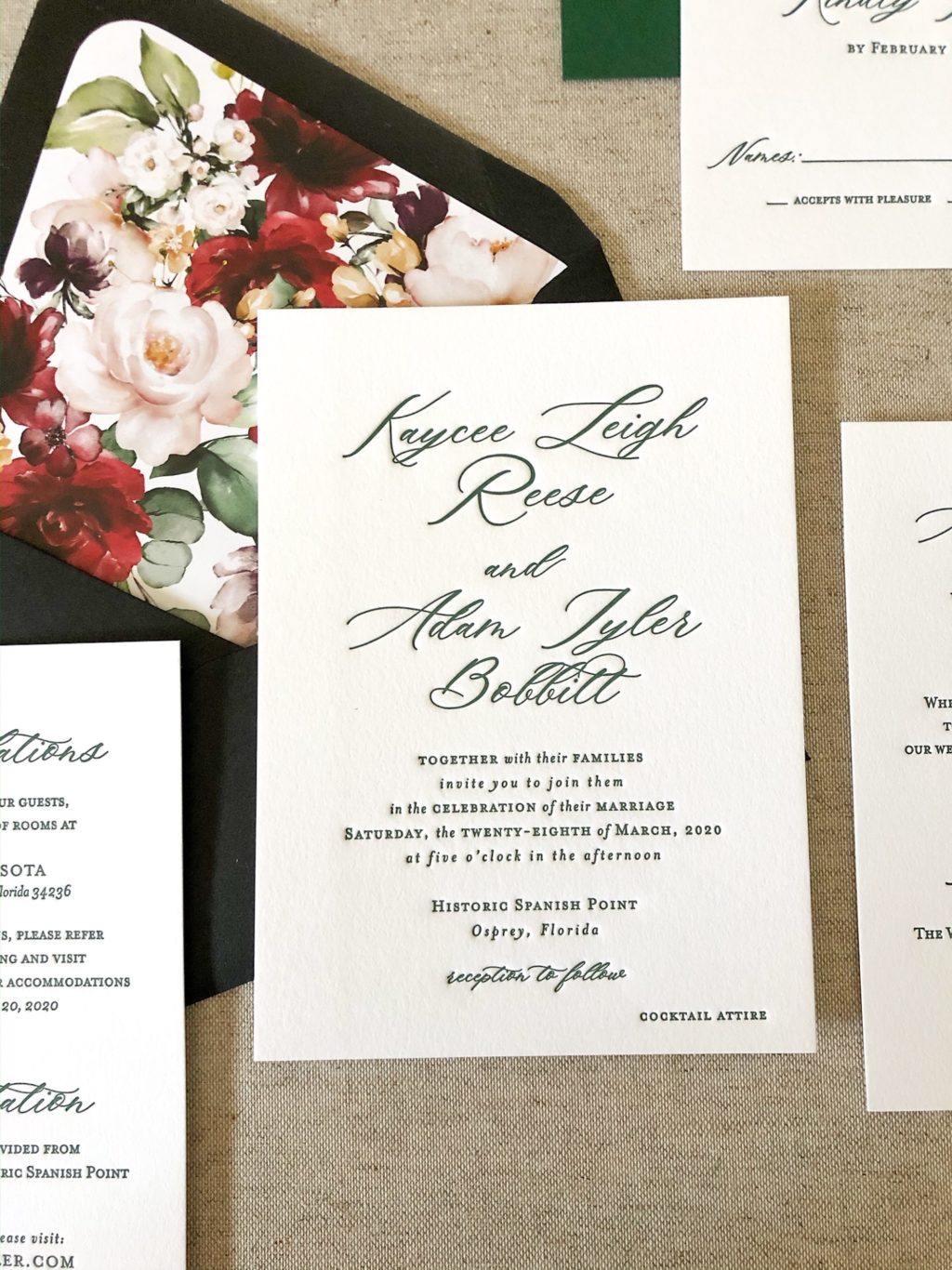 Tampa Bay Custom Wedding Invitations and Stationery | AP Design Co | A&P Designs | A+P Design Co