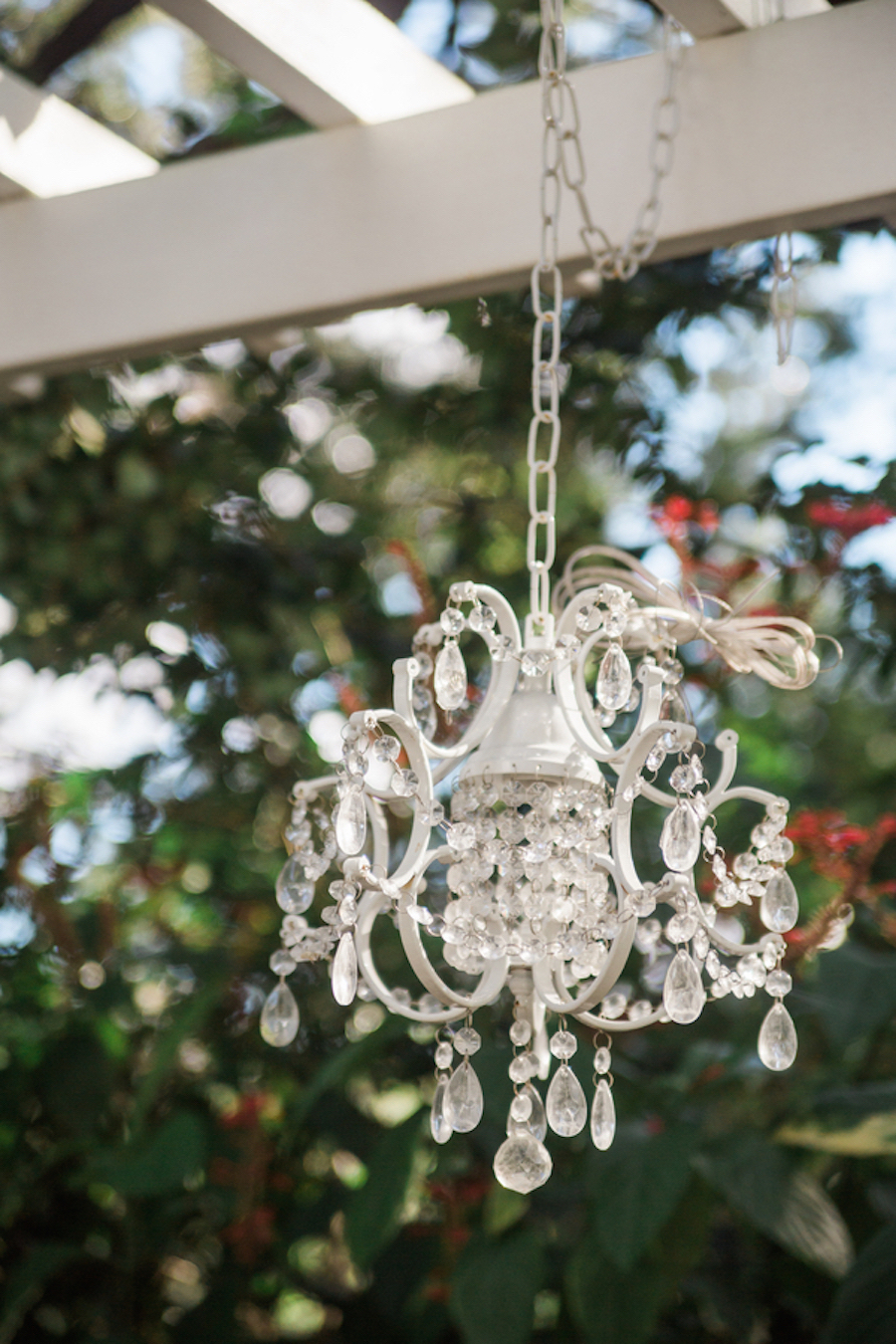 Wedding Lighting Chandelier Decor | Rustic Outdoor Tampa Bay Wedding Venue