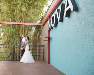 Downtown St. Pete Wedding Venue NOVA 535| Bride and Groom Wedding Portrait | Photo by Tampa Bay Wedding Photographer Kristen Marie Photography
