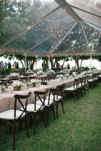 Clear Wedding Tent Rental | Tented Outdoor Sarasota Siesta Key Wedding Reception | Sarasota Wedding Planner Kimberly Hensley Events