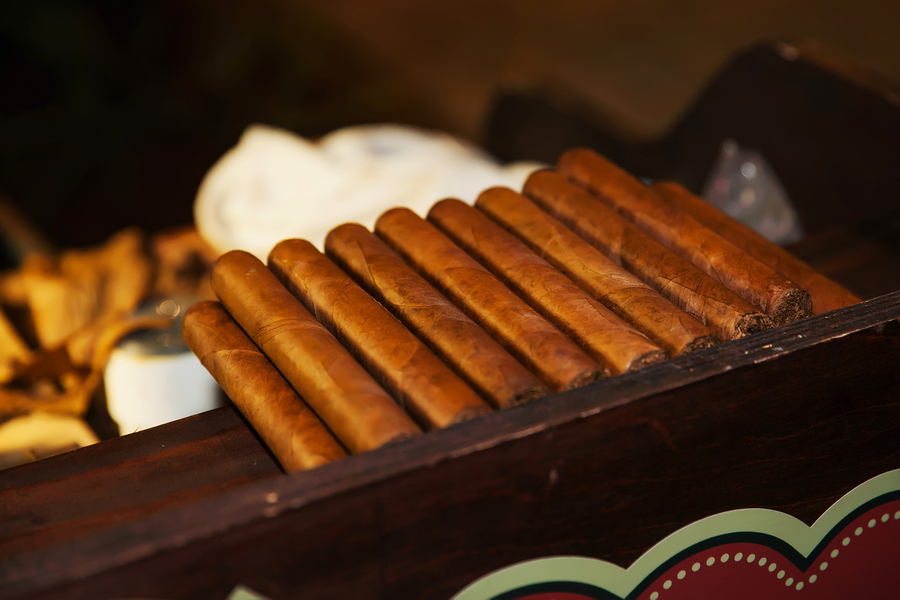 Cigar Bar at Wedding Reception| Photo by Tampa Bay Wedding Photographer Limelight Photography