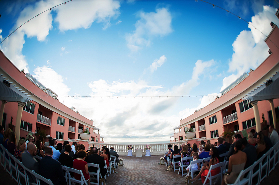 Clearwater Beach Wedding Ceremony Venue Hyatt Regency Clearwater Terrace | Clearwater Beach Wedding Photographer Limelight Photograph