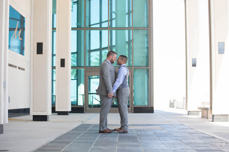 Outdoor, St. Petersburg Same Sex Wedding Portrait | St. Pete Wedding Photographer Lisa Otto Photography