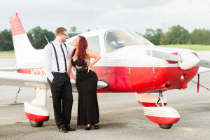 Tampa Bay Airport-Airplane Engagement Session | Tampa Bay Wedding Photographer Ailyn La Torre Photography