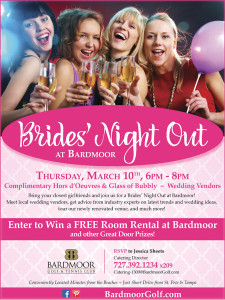 Tampa Bay Bridal Show | Brides Night Out at Bardmoor Golf and Tennis Club in Seminole, Florida | March 10, 2016