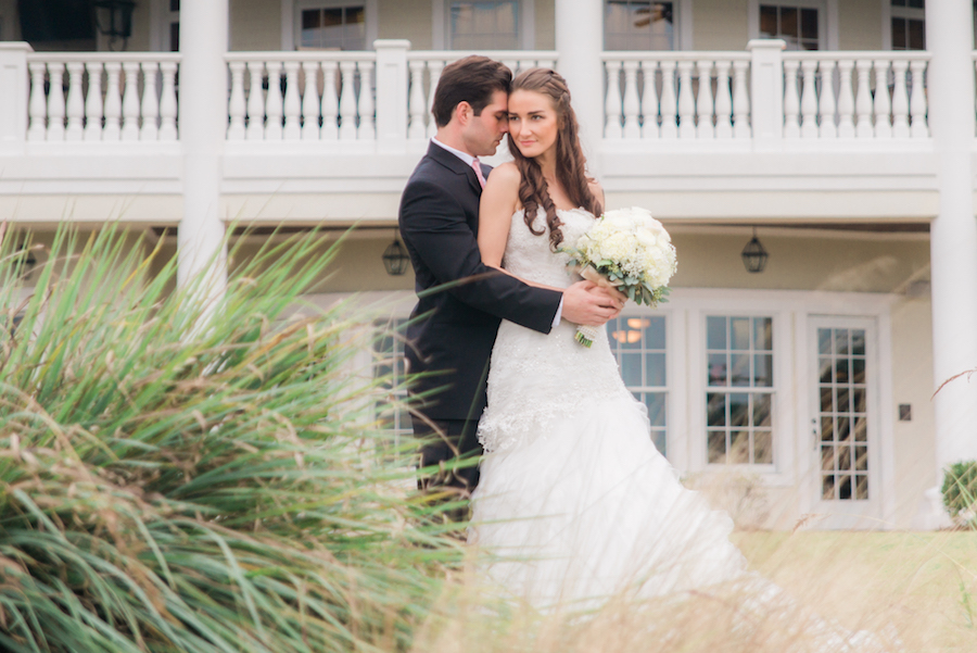 Bride and Groom Outdoor Wedding Portrait | Tampa Bay Brooksville Wedding Venue Southern Hills Plantation Club