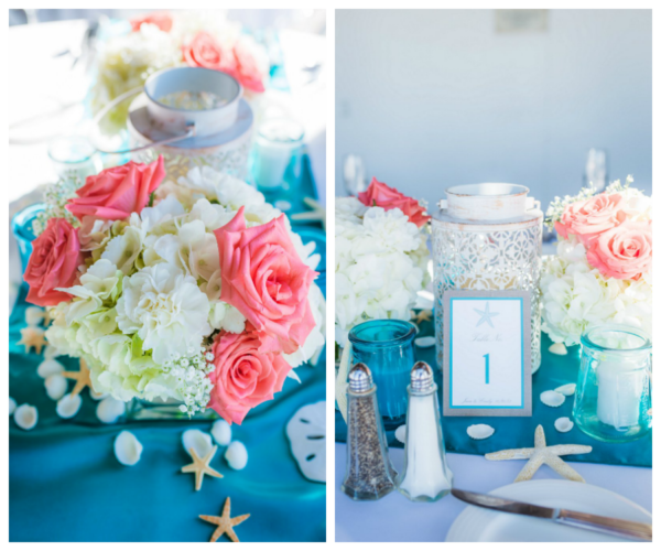 Coral And Turquoise Clearwater Beach Destination Wedding | Hilton ...