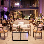 Unique Wedding Lounge Seating at Reception St. Petersburg Wedding Venue Museum of Fine Arts
