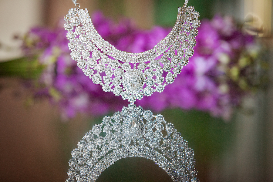 Crystal Rhinestone Diamond Necklace Wedding Jewelry