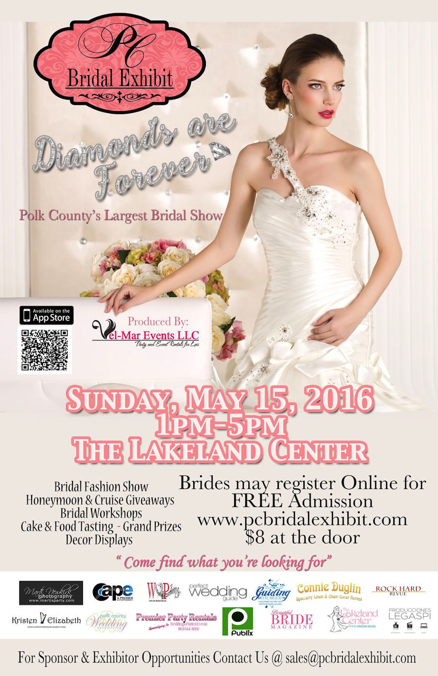 Polk County Bridal Show, PC Bridal Exhibit May 15, 2016