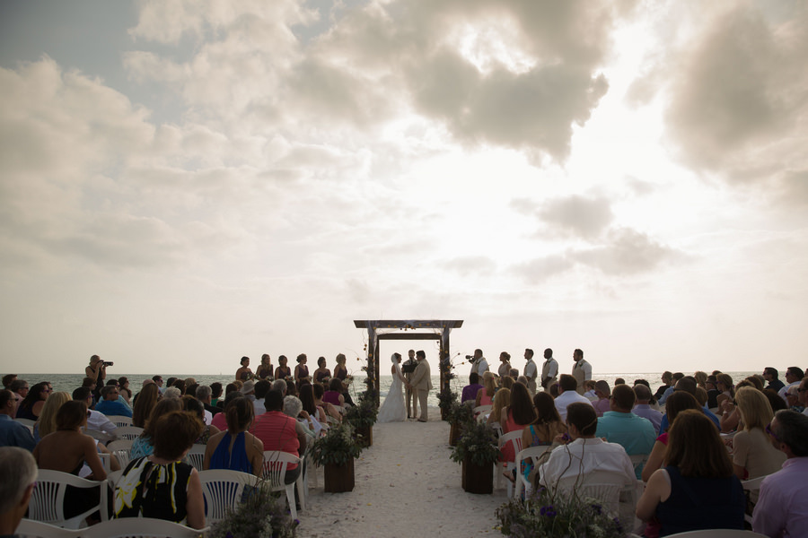 Clearwater, Beachfront Florida Wedding Ceremony