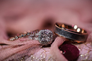 Bride and Groom Wedding Ring Portrait | St. Petersburg Wedding Photographer Caroline & Evan Photography