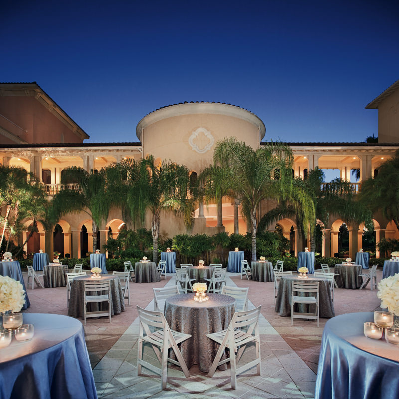 Outdoor Garden Orlando Wedding Venue: Ritz Carlton Grande Lakes Citrus Garden