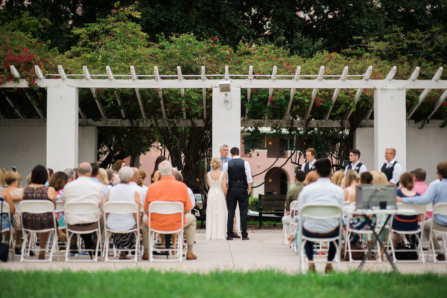 St, Petersburg Outdoor Waterfront Wedding Ceremony at North Straub Park | St. Pete Wedding Photographer Kera Photography