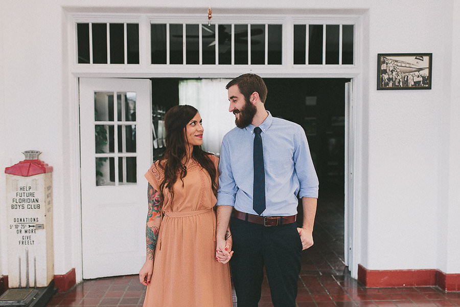 Bohemian, Old Florida Inspired Outdoor St. Pete Engagement Photography Session