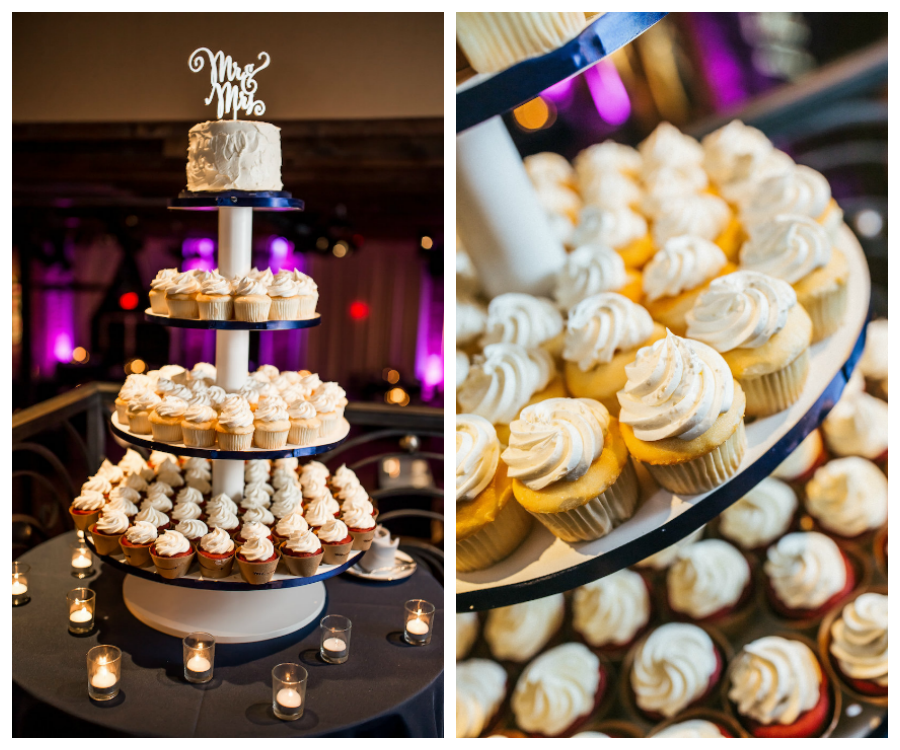 Wedding Cake Cupcake Tower | St. Pete Wedding Caterer Olympia Catering