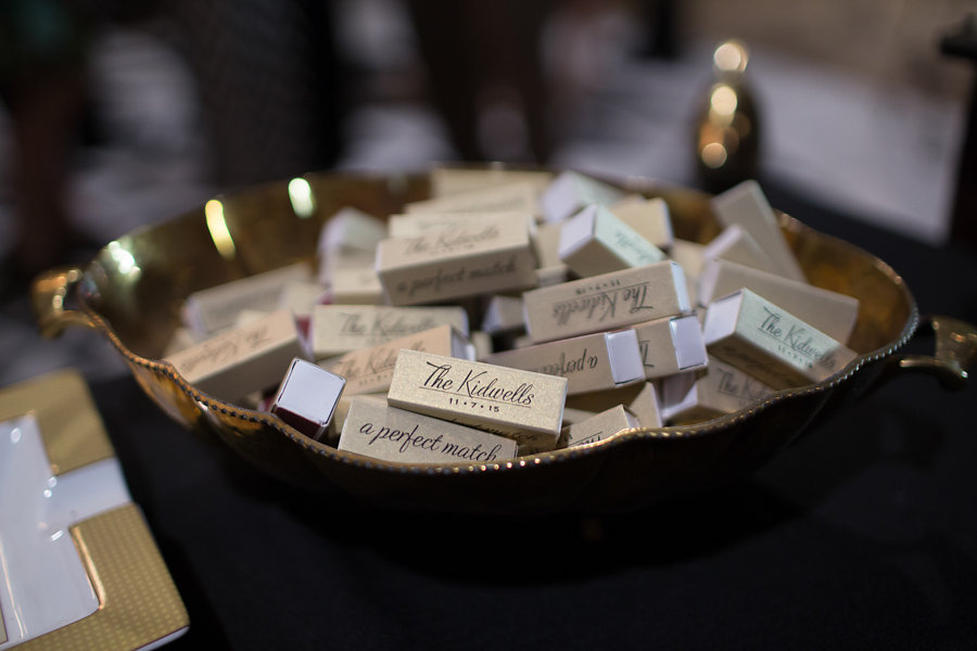 Personalized Wedding Reception Matchbox Guest Favors