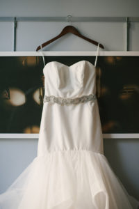 Ivory, Strapless Sweetheart Hayley Paige Wedding Dress with Crystal Rhinestone Wedding Belt Sash