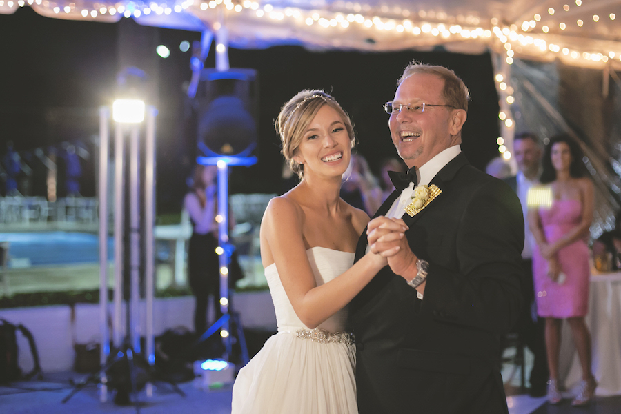 Father/ Daughter Wedding First Dance Portrait | Tampa Bay Wedding Photographer Foto Bohemia