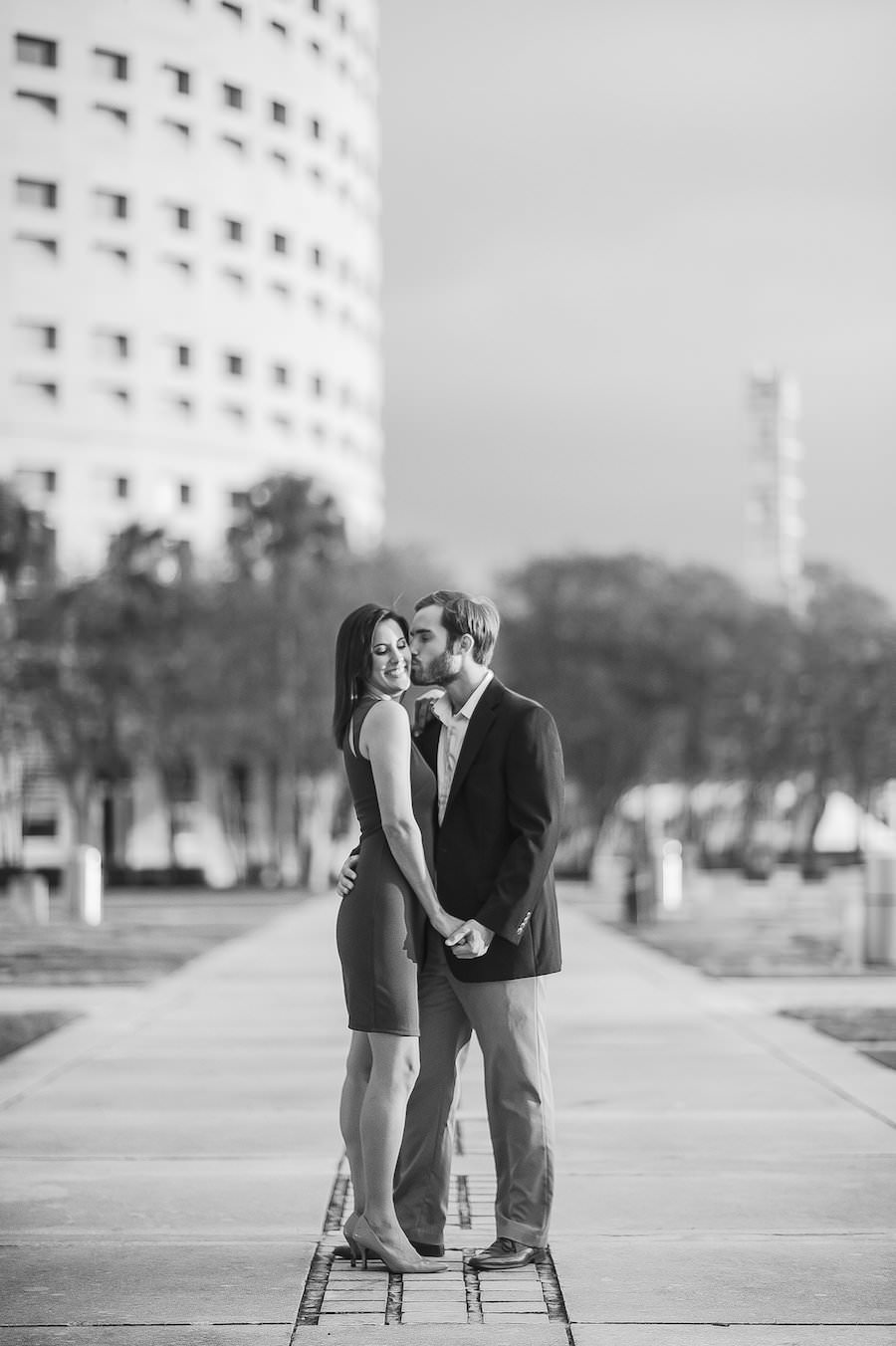 Outdoor, Downtown Tampa Engagement Photography Session | Marc Edwards Photographs