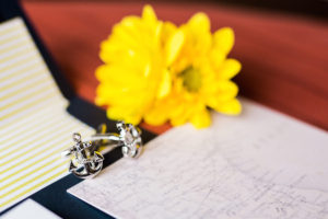 Wedding Jewelry: Anchor Cufflinks | Nautical Inspired Wedding Details