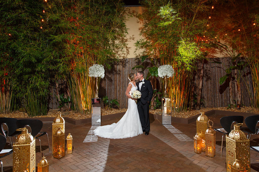 Gold, Ivory, Pink and Black Downtown St. Pete Wedding | NOVA 535