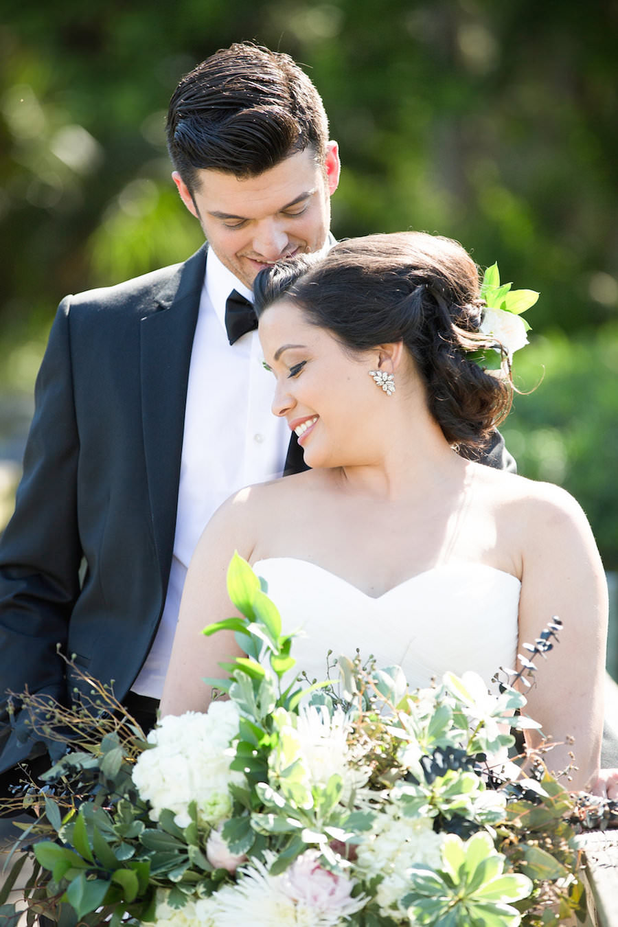 Bride and Groom Wedding Portrait | Tampa Wedding Venue Tampa Palms Golf and Country Club