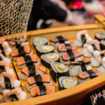 St. Petersburg Wedding Caterer Delectables Catering Sushi Rolling